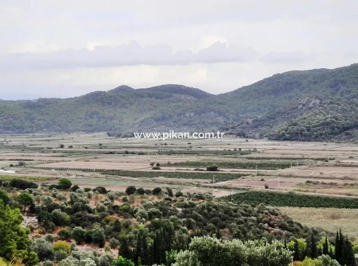 Mugla Ortaca Sar-Germe 880 M2 Voll Meer Und Natur Blick Grundstück Zu Verkaufen