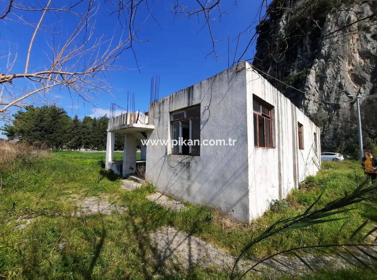 Mugla Dalyan 3500 M2 Grundstück 120 M2 Einstöckiges Einfamilienhaus Zu Verkaufen