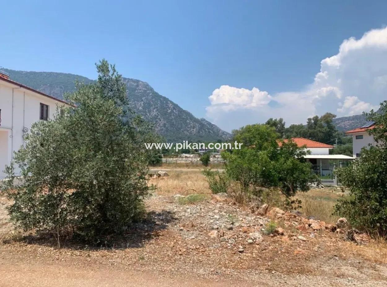 Mugla Ortaca Mergenli 417 M2 Zonierung Projekt Bereit Land Zum Verkauf