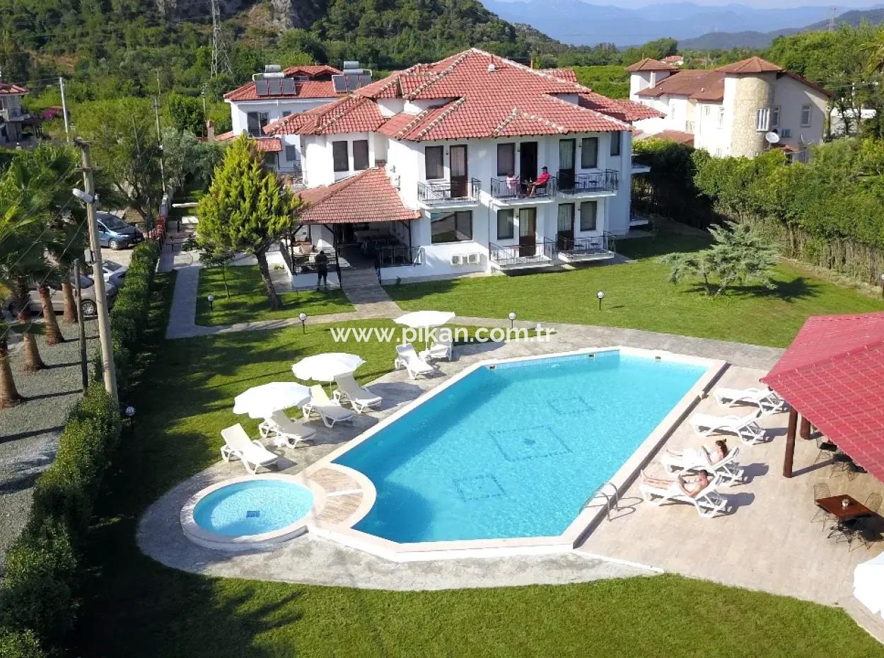 Gepflegtes Boutique-Hotel Auf 1500 M2 Grundstück Zum Verkauf In Mugla Dalyan