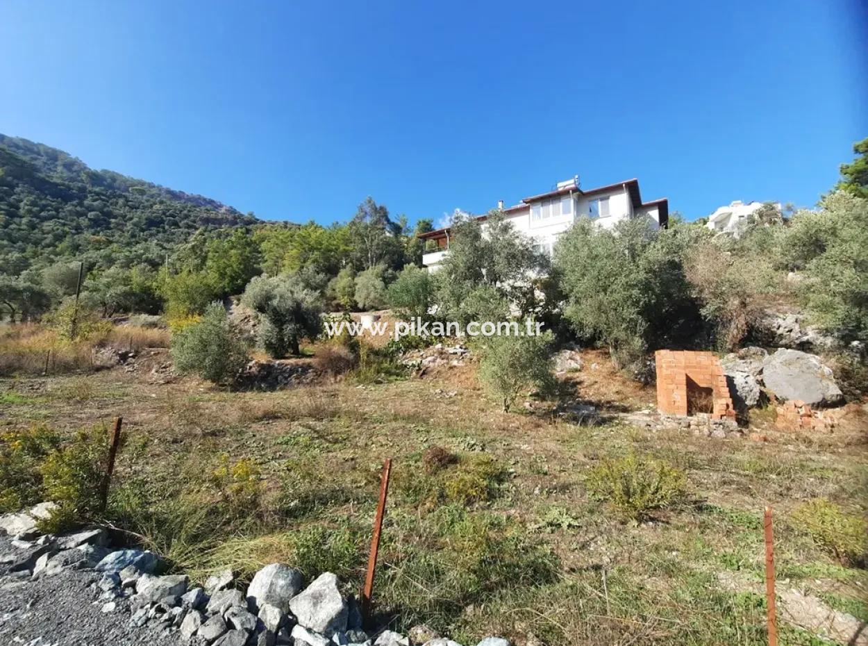 Mugla Ortaca Sarıgerme 405 M2 Zonierungsgrundstück Zum Verkauf