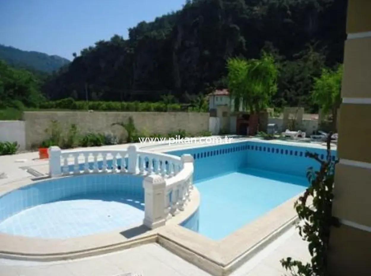 Mugla Dalyan Archers 1+ 1 Voll Möblierte Luxuswohnung Mit 55 M2 Gemeinsamem Pool Zum Verkauf