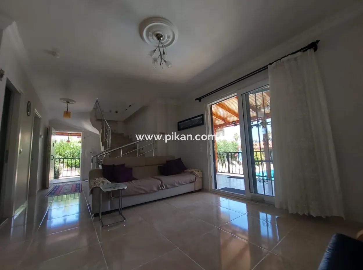 3 1 Villa Mit Pool Auf 580 M2 Freistehendem Grundstück In Dalyan, Muğla