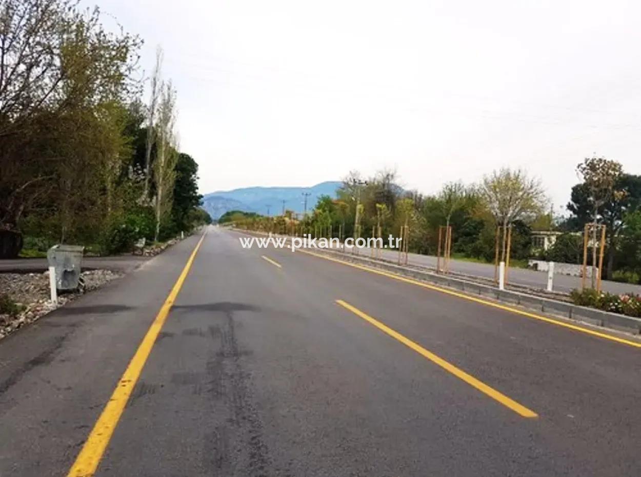 3 577 M2 Land Geeignet Für Nullinvestitionen An Der Hauptstraße Dalyan In Muğla Ortaca Okçular