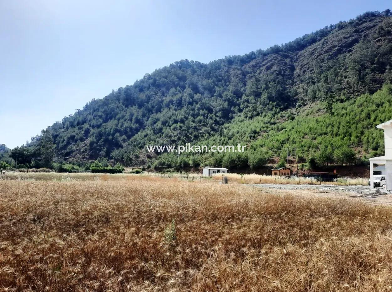 454 M2 Freistehendes Grundstück Mit Eigentumsurkunde Zum Verkauf In Dalaman Karacaağaç
