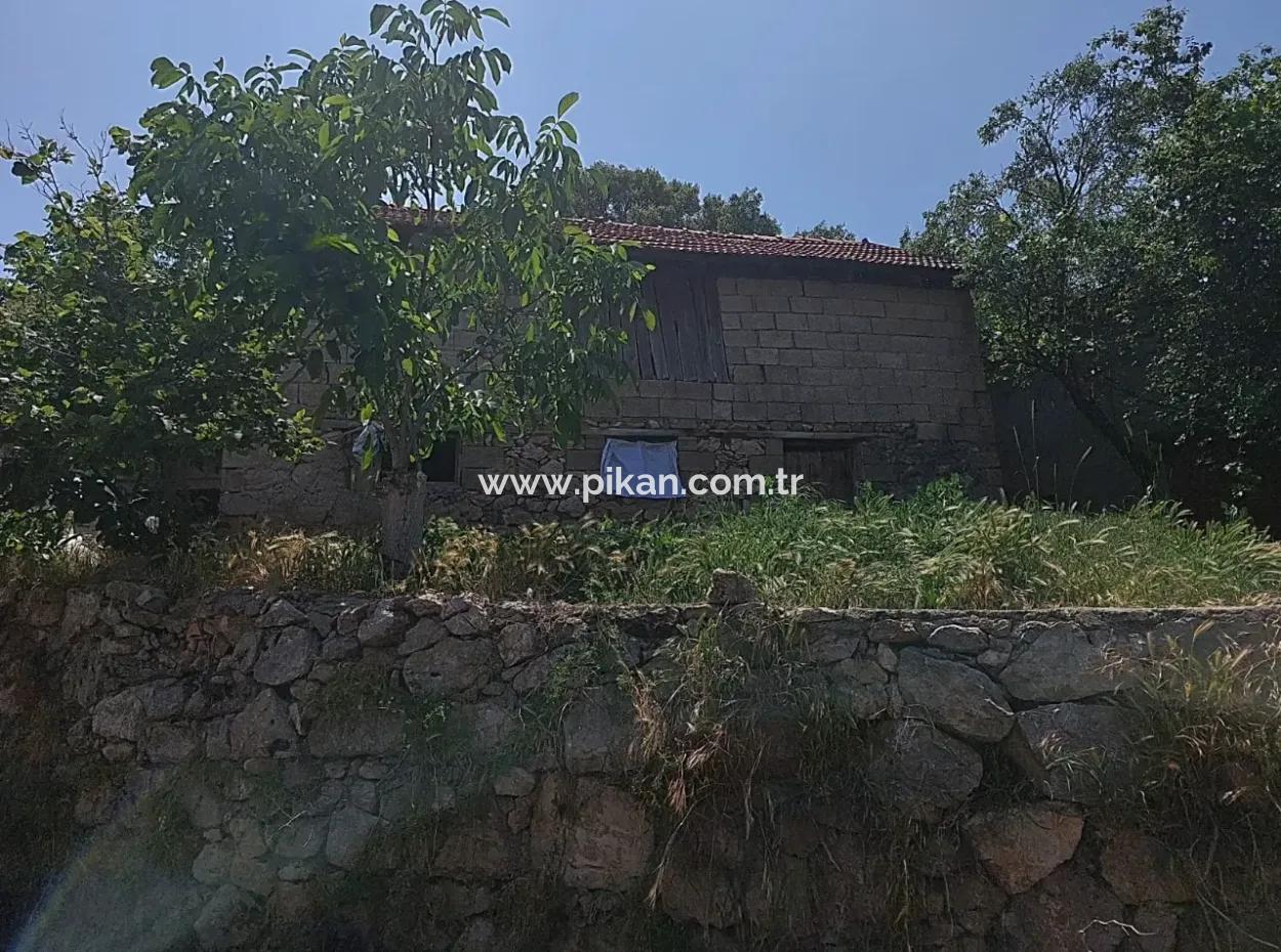 2500 M2 Freistehende 2 Häuser Und Scheunen, Lager Zum Verkauf In Çameli Kızılyaka