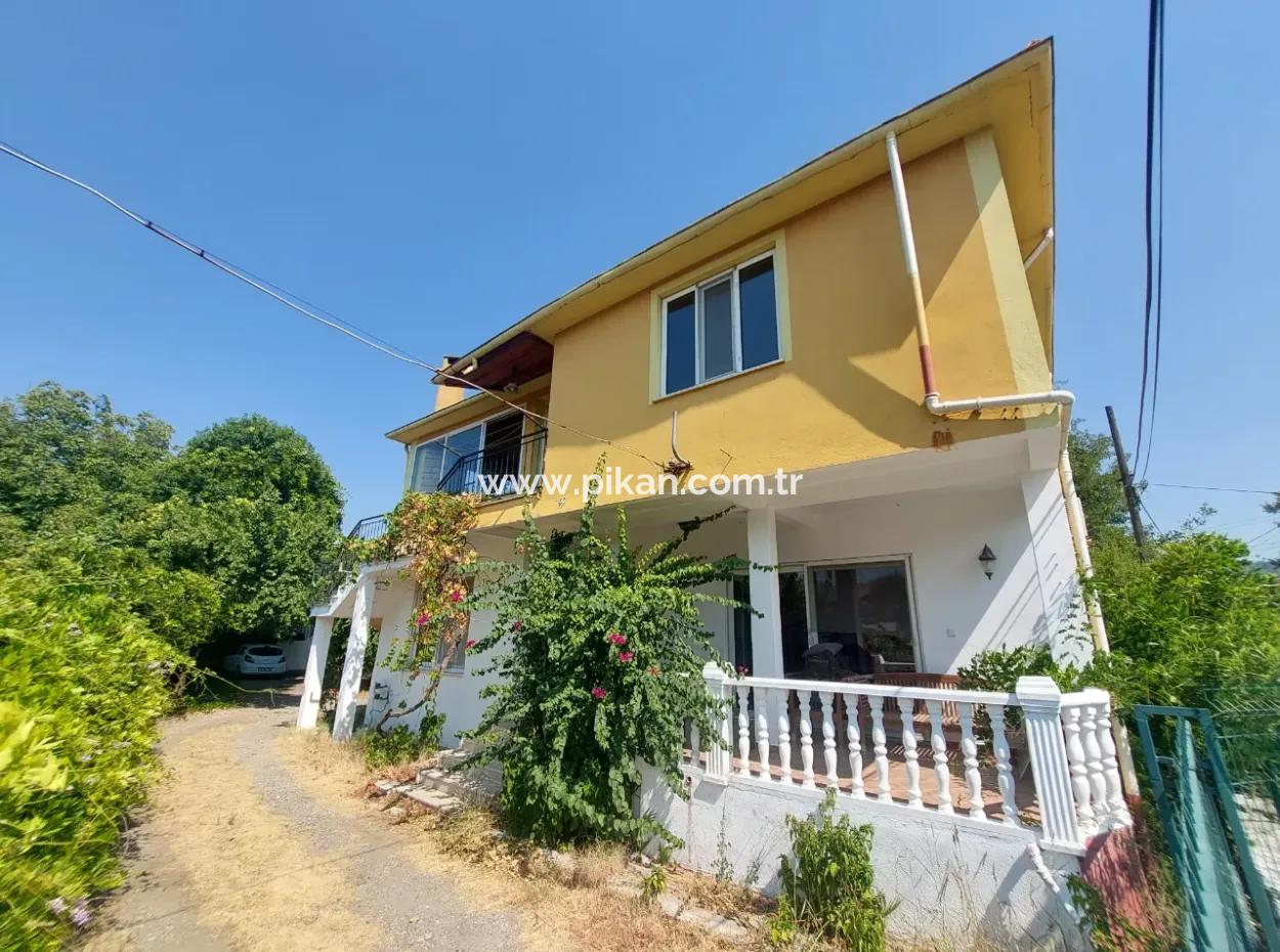 Freistehendes Gebäude Mit 2 Unabhängigen Wohnungen Auf 480 M² Land In Ortaca Kemaliye Zu Verkaufen