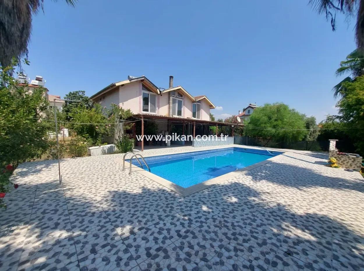 Einfamilienhaus Mit Pool, Berg- Und Naturblick Zum Verkauf In Ortaca Okçular, Muğla
