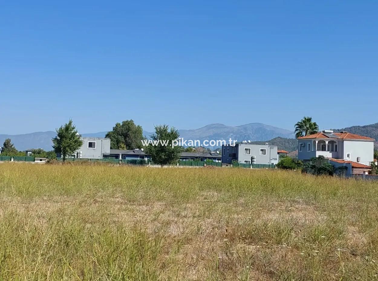 Das Grundstück Im Rahmen Des Bebauungsplans Von 500 M2 Freistehender Eigentumsurkunde In Ortaca Bogenschützen Steht Zum Verkauf