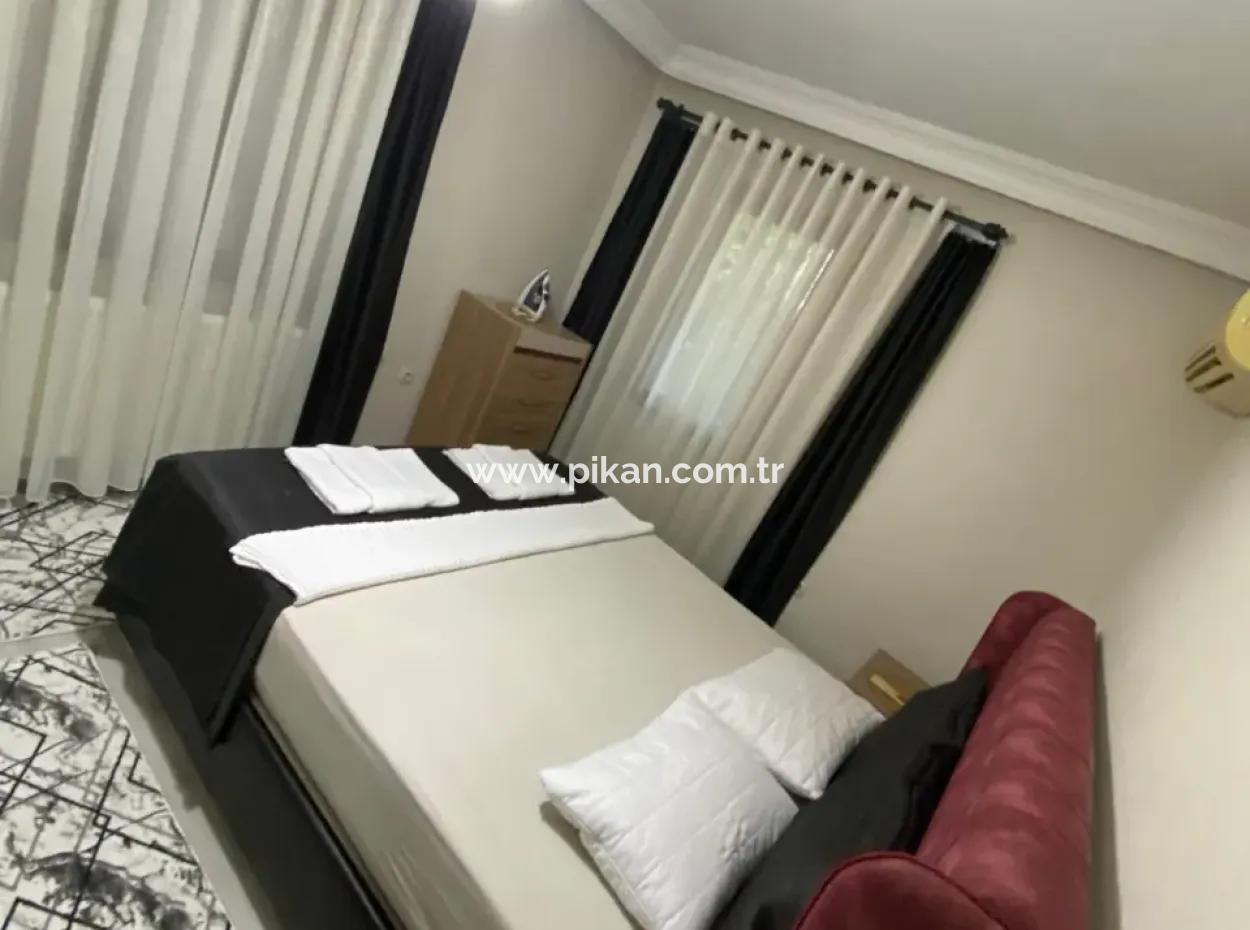 Ortaca Ekşiliyurt 2 1 Möblierte Wohnung Zur Miete Auf Einem Grundstück Von 700 M2 Mit Swimmingpool