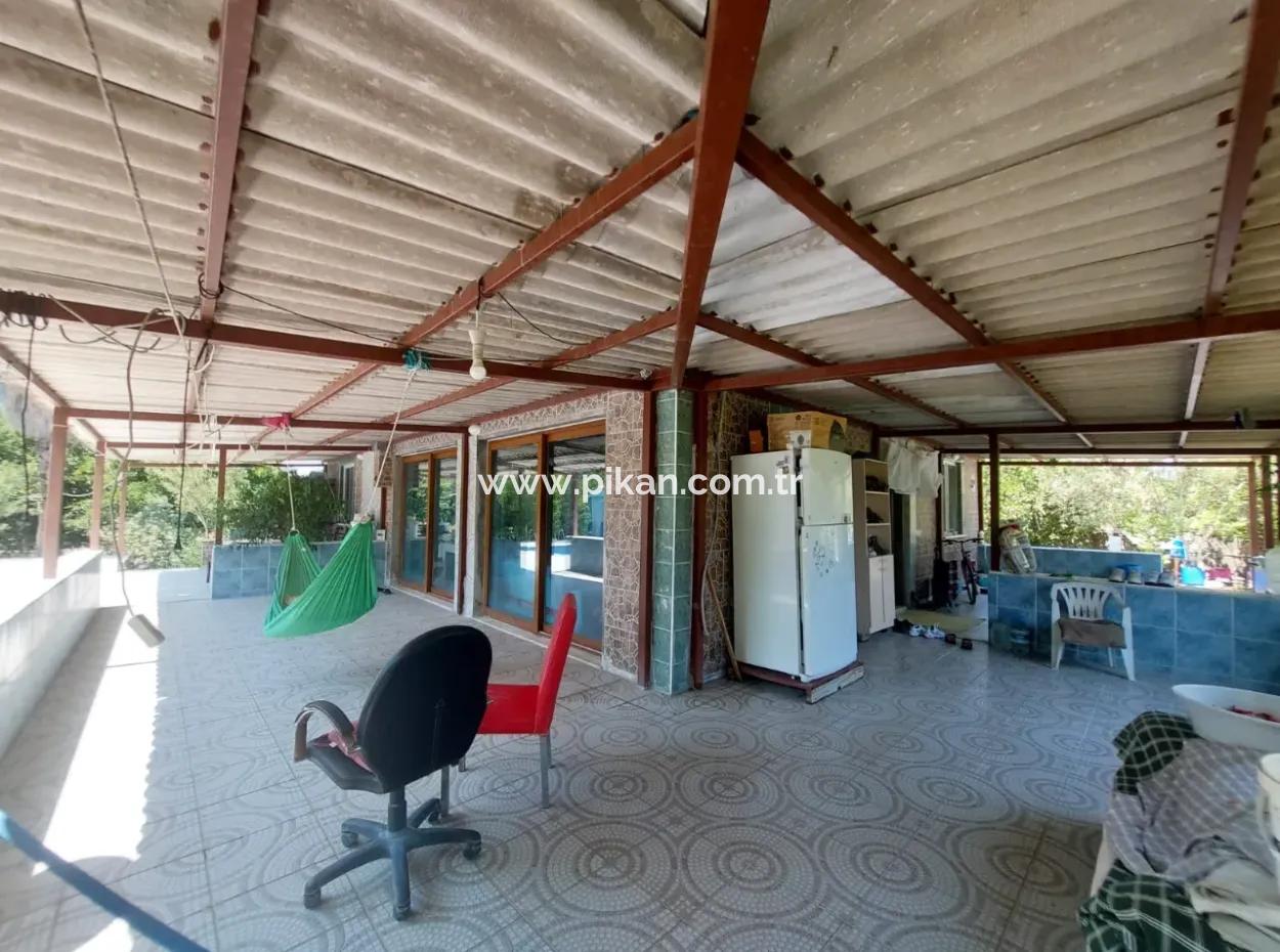 Frei Stehendes Haus Mit Pool, Berg- Und Naturblick In Muğla Ortaca Okçular Zu Verkaufen