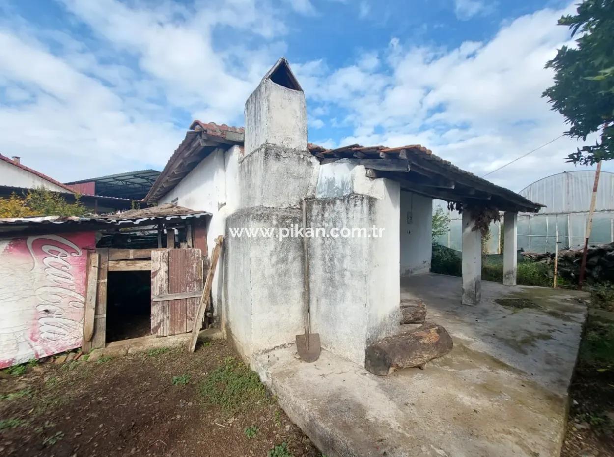 Muğla, Köyceğiz, Kavakarası 500 M2 Grundstück 80 M2 2 1 Schnäppchen-Dorfhaus Zu Verkaufen