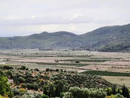 Mugla Ortaca Sar-Germe 880 M2 Voll Meer Und Natur Blick Grundstück Zu Verkaufen