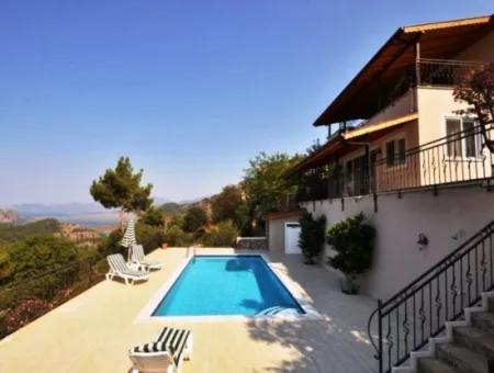 Mugla Dalyan Gökbel Urlaubsvergnügen In Villa Mit Pool Mit Blick Auf Das Meer