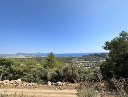 1000 M2 Grundstück Mit Unüberbrückbarem Meerblick In Sarıgermede Zu Verkaufen