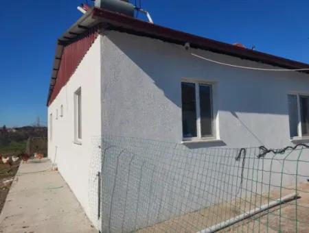 Ortaca Okçular 700M2 Grundstück, 100 M2 2 1 Freistehendes Unmöbliertes Haus Zu Vermieten