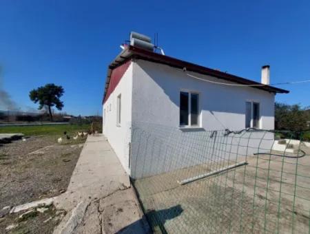 Ortaca Okçular 700M2 Grundstück, 100 M2 2 1 Freistehendes Unmöbliertes Haus Zu Vermieten