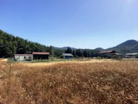 454 M2 Freistehendes Grundstück Mit Eigentumsurkunde Zum Verkauf In Dalaman Karacaağaç