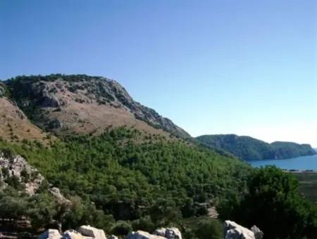 Mugla Dalaman Incebel Land Mit See- Und Seeblick Zum Verkauf