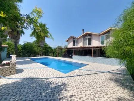 Einfamilienhaus Mit Pool, Berg- Und Naturblick Zum Verkauf In Ortaca Okçular, Muğla
