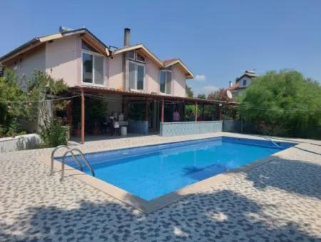 Einfamilienhaus Mit Pool, Berg- Und Naturblick Zum Verkauf In Ortaca Okçular, Muğla