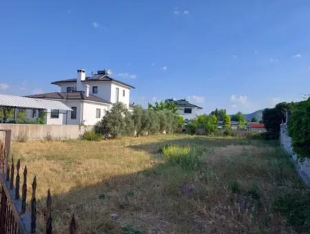 500 M² Freistehendes Grundstück Und 250 M² Baurechte Sind In Muğla Ortaca, Okçular, Zum Verkauf