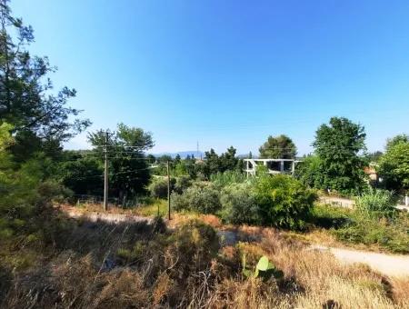 Grundstück Mit Meerblick Zum Verkauf In Fethiye Ciftlikkoy