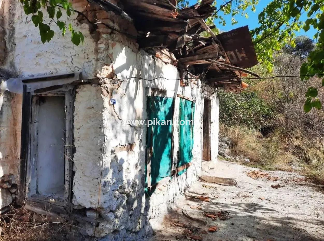 Detached Village House With Sea And Nature Views For Sale In Ula Gokova