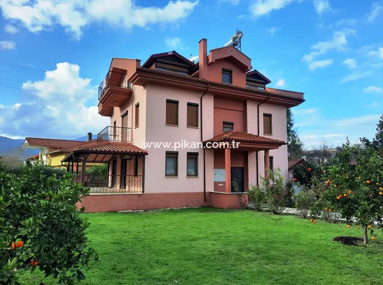 Mugla Ortaca Dalyan 3-Storey Detached House For Sale