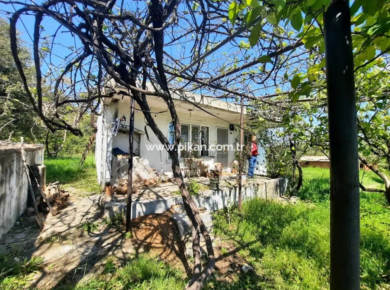 600 M2 Land And Detached House With Sea View For Sale In Ortaca Sarıgerme