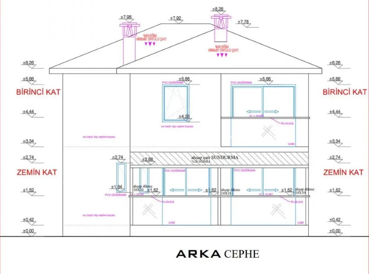 Mugla Ortaca Mergenli 417 M2 Zoning Project Ready Land For Sale