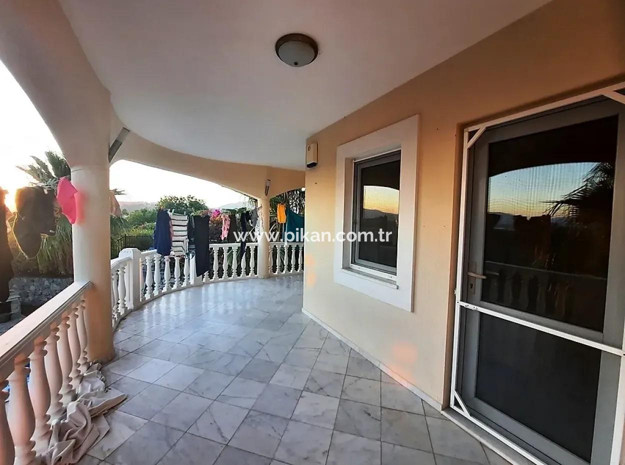 Detached Villa With Full Nature View Swimming Pool For Sale In Dalaman Gürköy