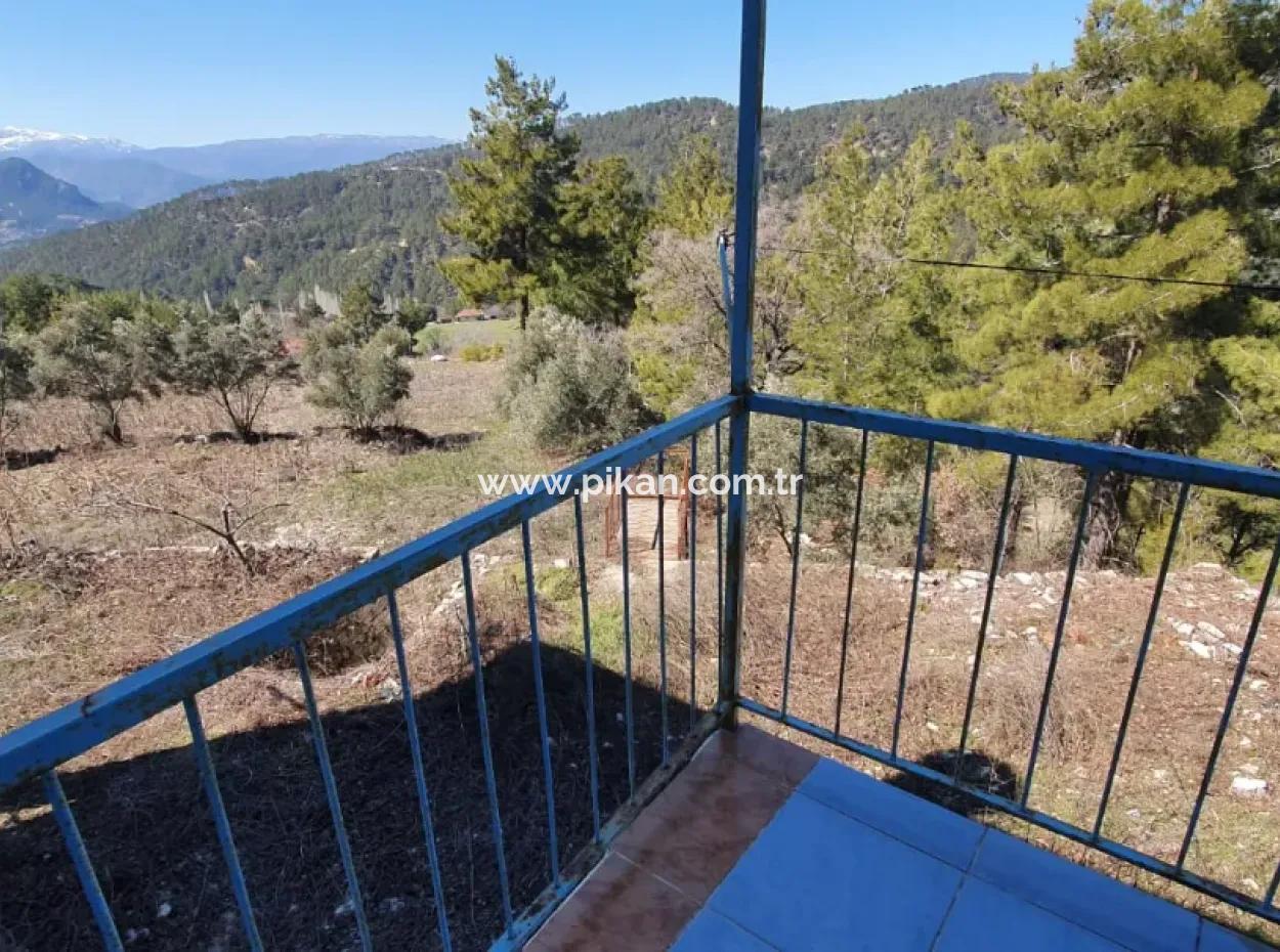 Land With 2 Houses In Denizli Çameli Ericek For Sale