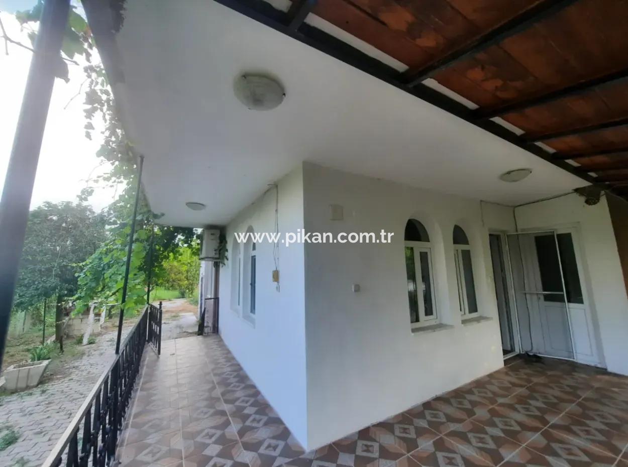 Muğla Ortaca Yeşilyurtda 2.000 M2 Detached Land Furnished 3 1 Duplex For Rent 