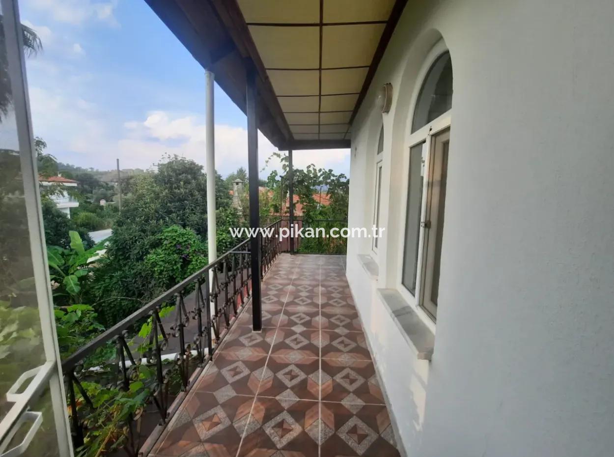 Muğla Ortaca Yeşilyurtda 2.000 M2 Detached Land Furnished 3 1 Duplex For Rent 