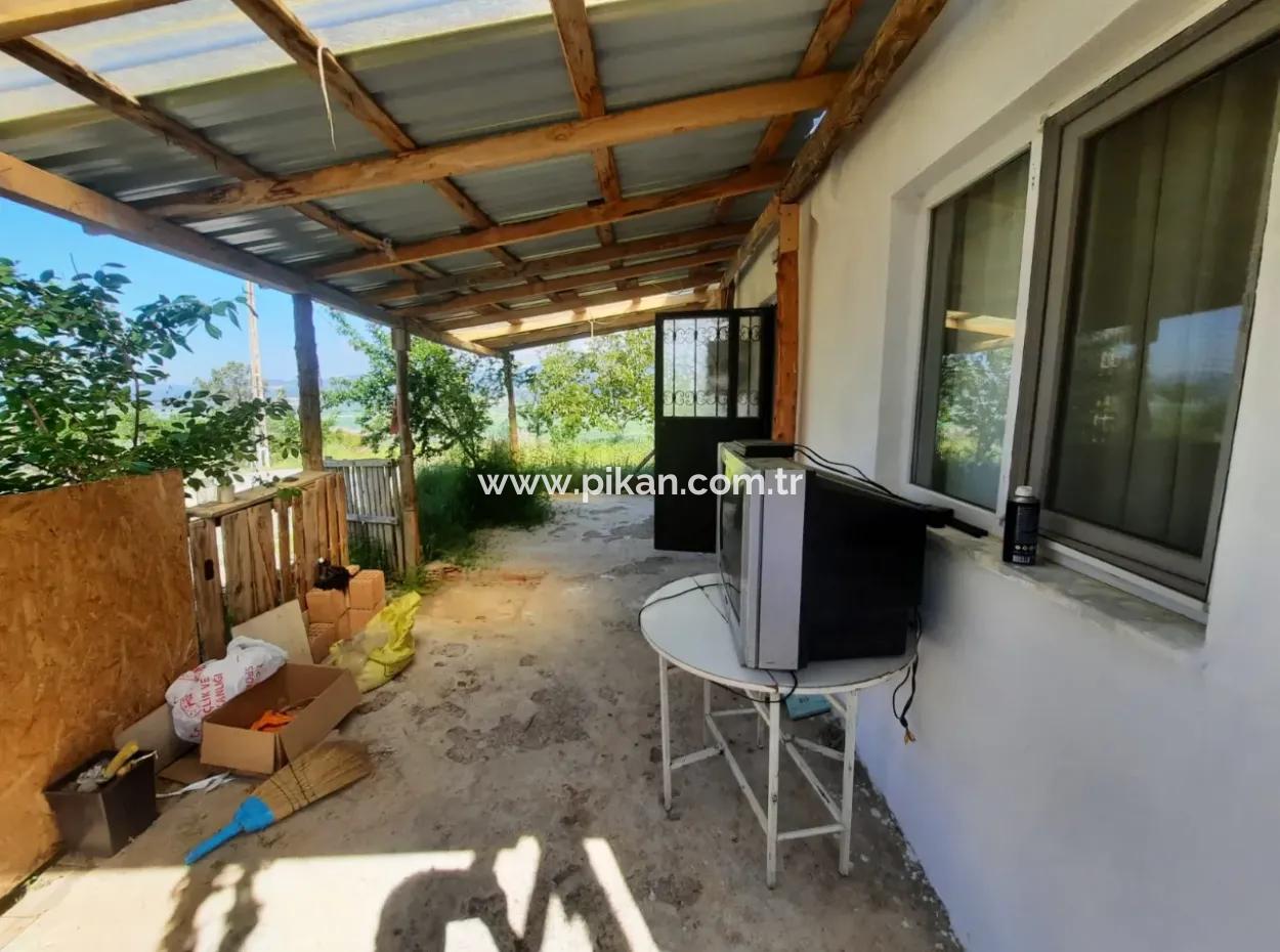 5 000 M2 Land In Çameli Kızılyaka 2 In 1 Detached House, And Barn For Rent