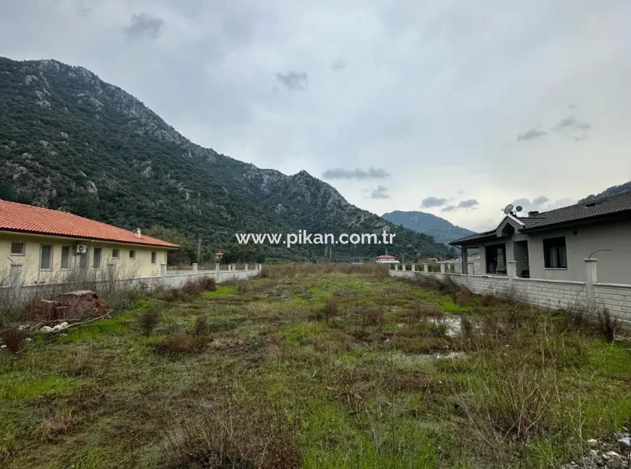 1000 M2 Detached Land With Zoning For Sale In Ortaca Mergenli