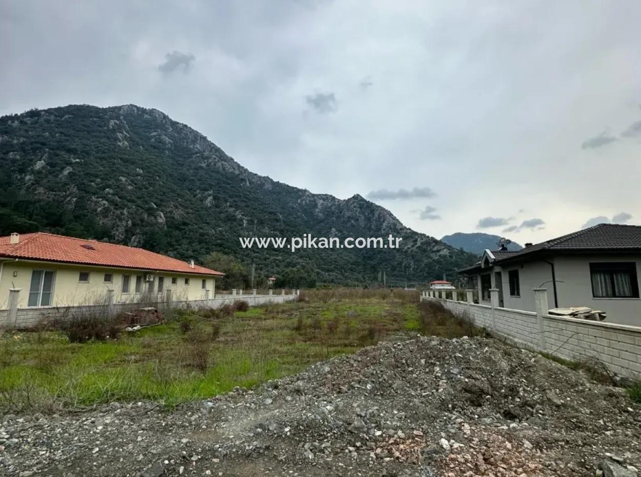 1000 M2 Detached Land With Zoning For Sale In Ortaca Mergenli