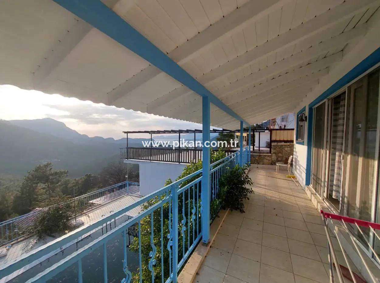 4 1 Sea View Detached Furnished Villa For Sale In Muğla Dalyan Gökbel
