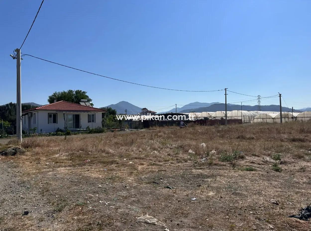 515 M2 Corner Zoned Land In Ortaca Karaburun Urgent Sale Or Exchange