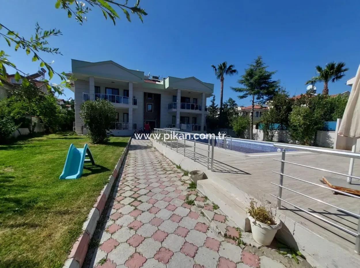 Ortaca Dalyanda Swimming Pool 80 M2, 2 1 Furnished Flat For Rent