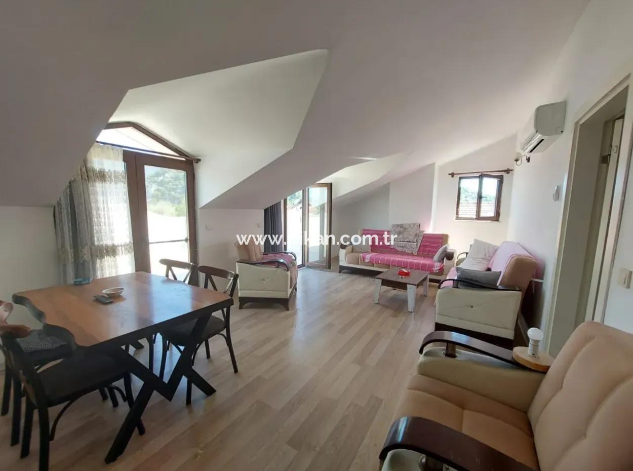 Ortaca Dalyanda 80 M2 With Swimming Pool, 2 In 1 Furnished Apartment 6 Months Rent