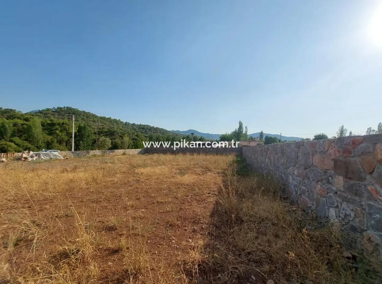 Detached 1 000 M2 Construction License Ready Land For Sale In Köyceğiz Beyobasi