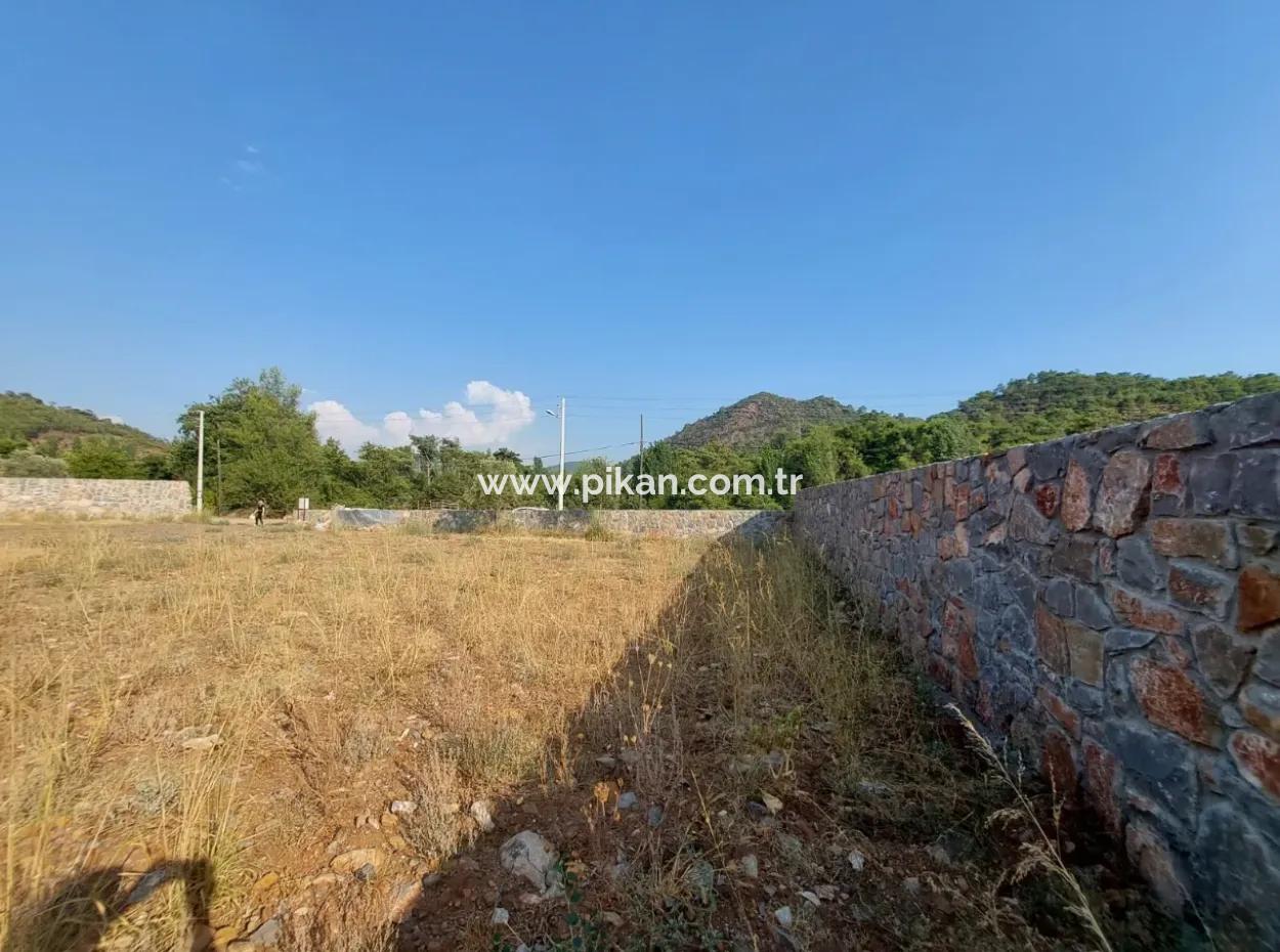 Detached 1 000 M2 Construction License Ready Land For Sale In Köyceğiz Beyobasi