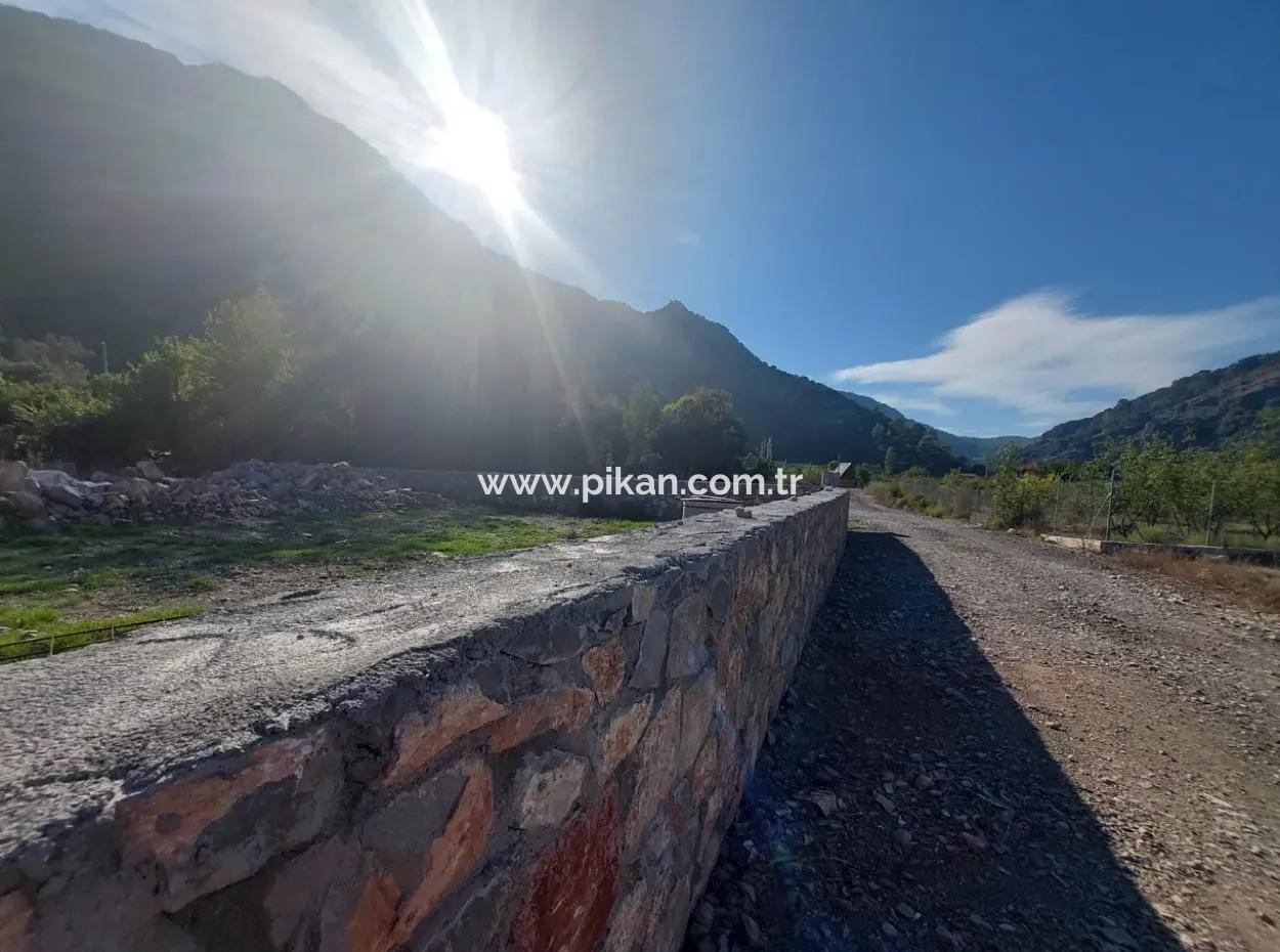 Ortaca Mergenlide Mountain Edge, 1 400 M2 Zoned Land For Sale