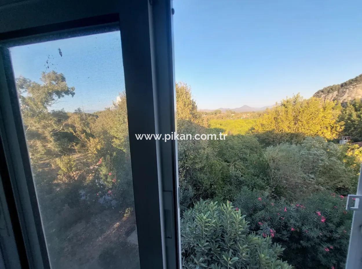 1 1 Furnished Penthouse Apartment For Rent In Ortaca Okçular Marmarlı