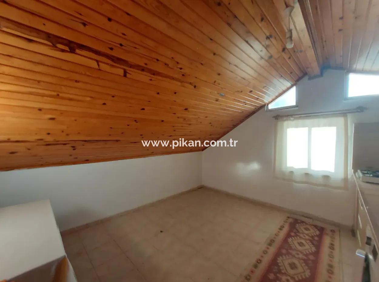 1 1 Furnished Penthouse Apartment For Rent In Ortaca Okçular Marmarlı