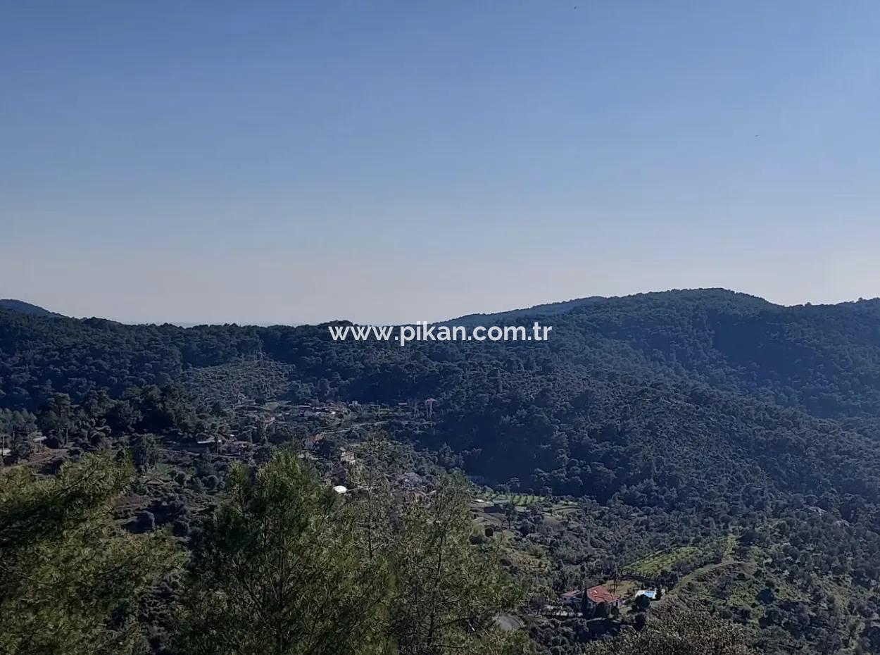 28.350 M2 Land For Sale In Ortaca Gökbelde With Detached Title Deed Sea View