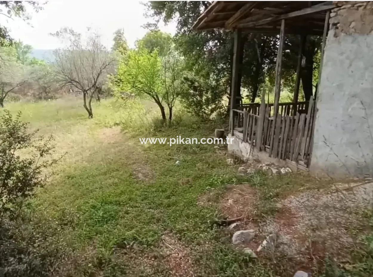 1228 M2 Land And Kargir House For Sale In Muğla Menteşe Yaraş, Village In Village.   