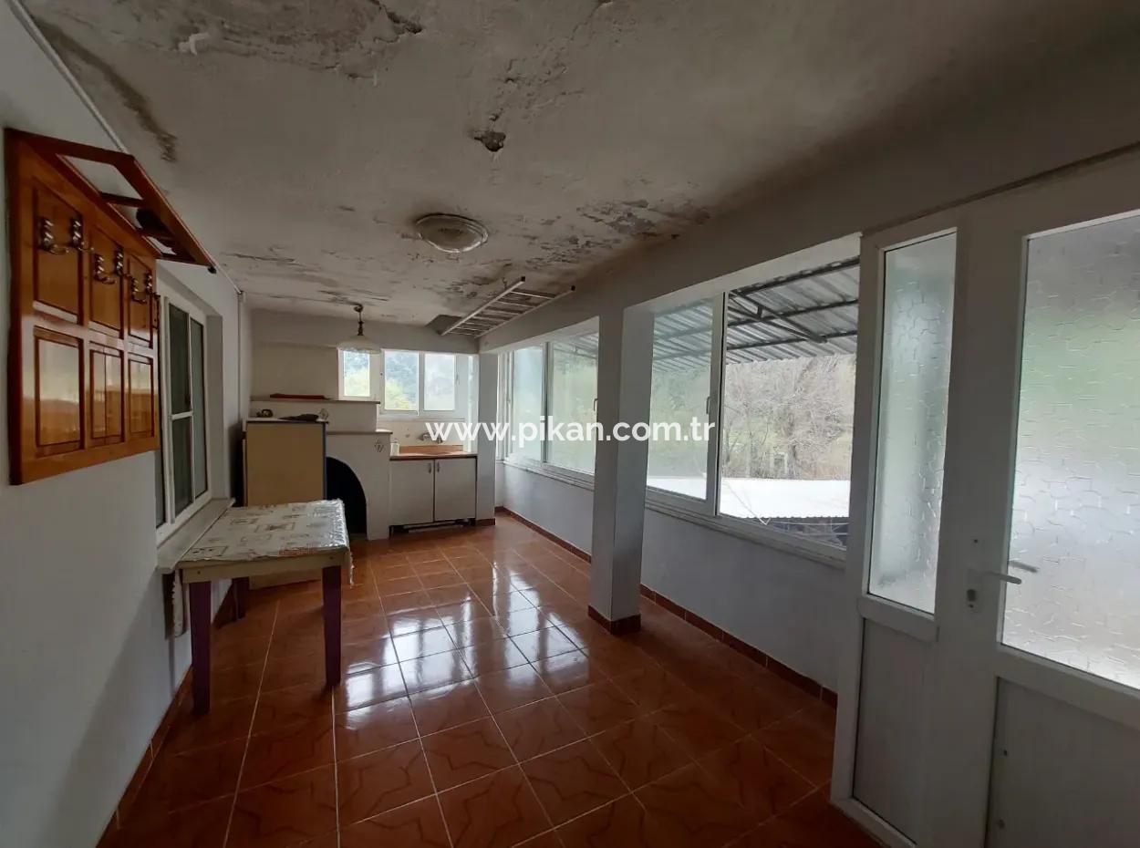 Unfurnished 160 M2, 2 1 Ground Floor Apartment For Rent In Ortaca Marmarlı.